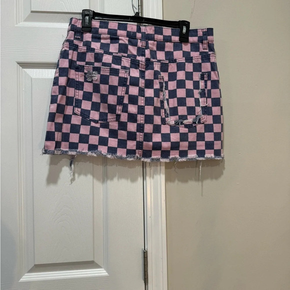 FREE PEOPLE
Printed Elodie Denim Mini skirt Sz : 10 - Picture 8 of 12